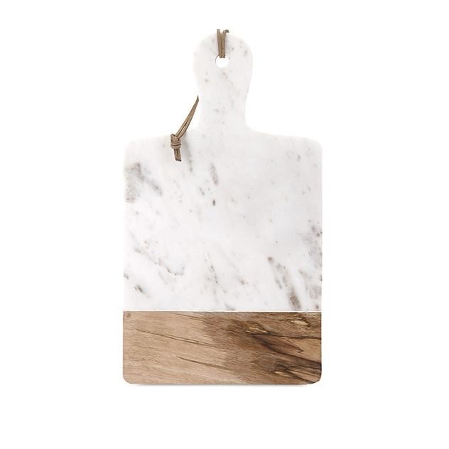 Marble and Wood Rectangle Cheese Board | McGee & Co.
