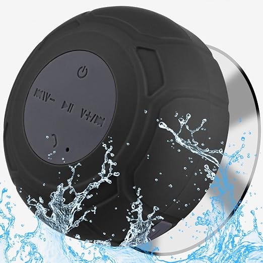 Waterproof Bluetooth Shower Speaker Portable Wireless Water-Resistant Speaker Suction Cup,Built-i... | Amazon (US)