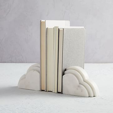 Marble Cloud Bookends | West Elm (US)