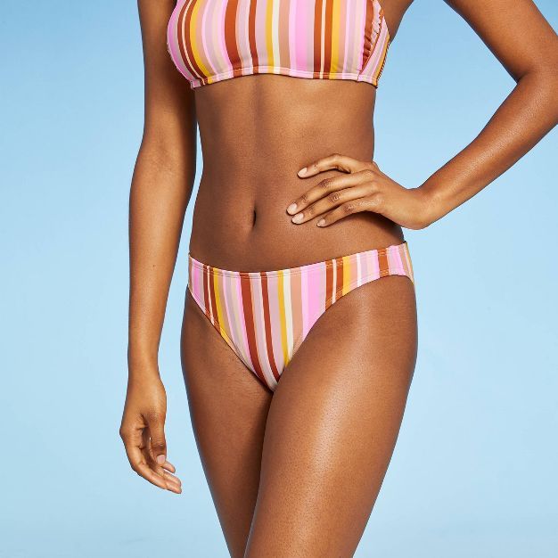 Juniors' Cheeky Bikini Bottom - Xhilaration™ Multi Stripe | Target