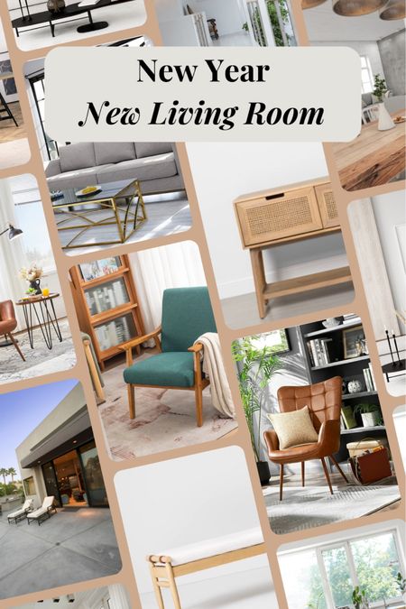 New Year, New Living Room! Use this mood board as the inspiration for your next room makeover project 😊✨ 

Living room decor, living room home, mid century modern, kitchen pendant lighting, unique lighting, console table, restoration hardware inspired, ceiling lighting, black light, brass decor, black furniture, modern glam, entryway, living room, kitchen, bar stools, throw pillows, wall decor, accent chair, dining room, rug, coffee table, Amazon finds, Amazon home, media console, living room furniture, bedroom furniture, stand, cane bed, cane furniture, floor mirror, arched mirror, cabinet, home decor, modern decor    

#LTKstyletip #LTKfamily #LTKhome