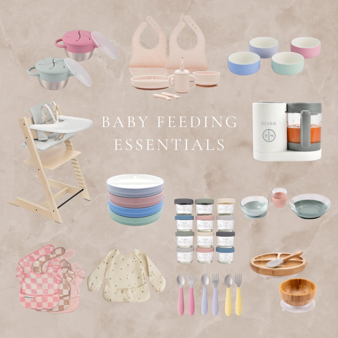 Non-toxic baby feeding essentials I used with baby girl starting at 5 months old 🫶🏼

#LTKHome #LTKBaby #LTKSeasonal