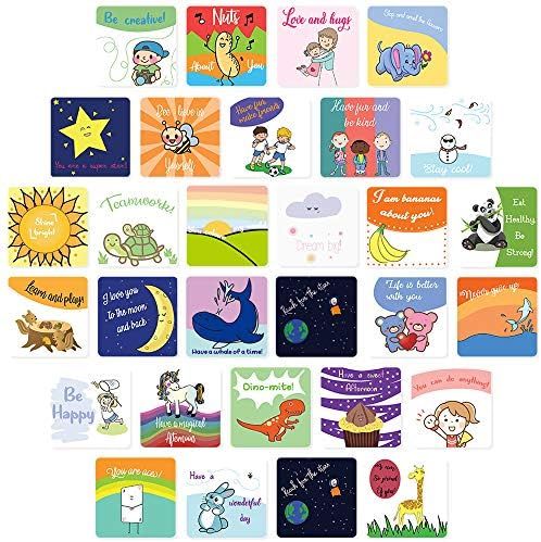 Springflower Lunch Box Notes for Kids - 100 Pack Inspirational and Motivational, Positive Affirma... | Amazon (US)