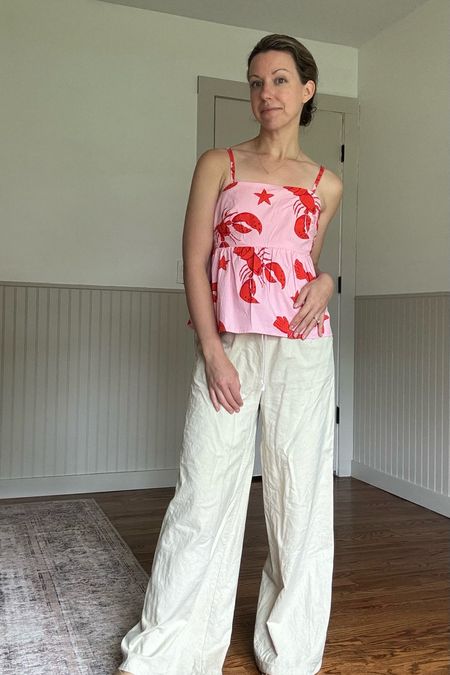 Linen pants and a whimsical top for summer #petitestyle 

#LTKxMadewell #LTKStyleTip #LTKSeasonal