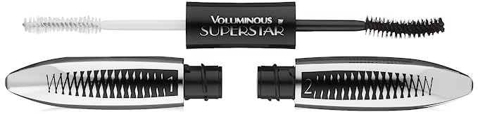 L'Oréal Paris Voluminous Superstar Washable Mascara, Black, 0.41 fl. oz. | Amazon (US)