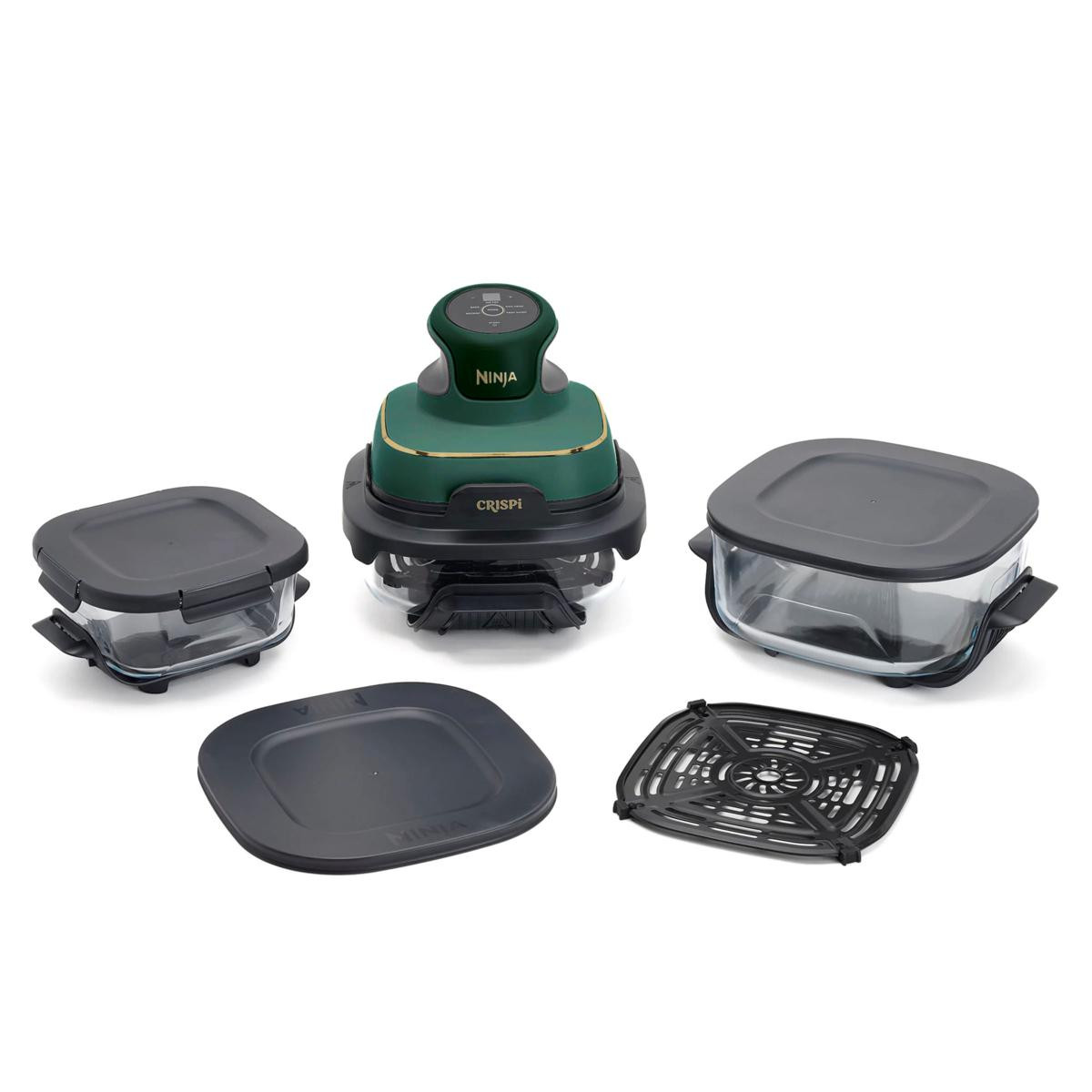 Ninja Crispi 5-in-1 Glass Air Fryer with 3 Containers | HSN