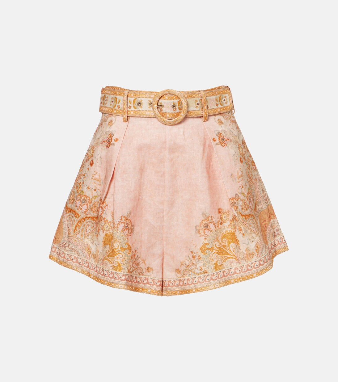 High-Rise Shorts Acacia Tuck aus Leinen | Mytheresa (DACH)