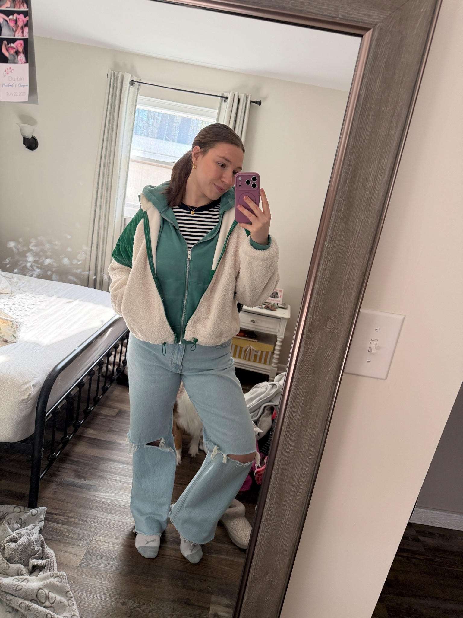 Today’s fit💚
Jeans: 30-Tall
All tops are large 

#LTKmomlife #LTKootd #LTKSaleAlert