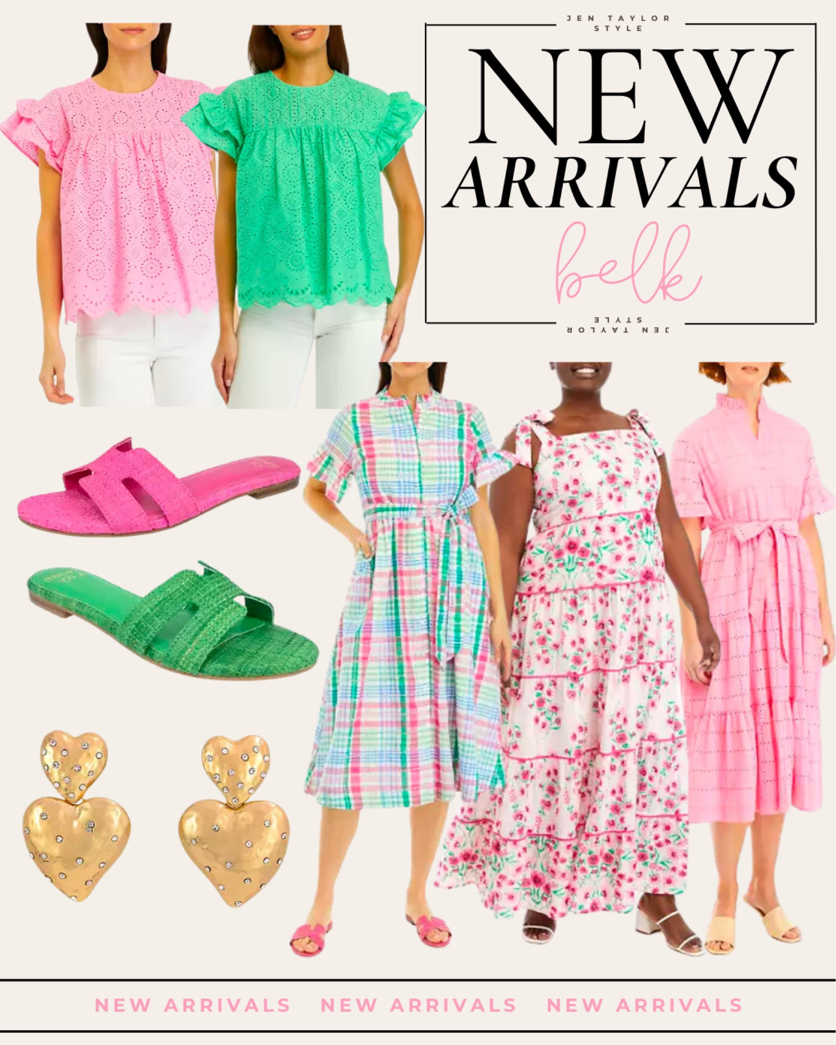 Belk new arrivals! Belk is doing buy 1, get 2 free again! 🙌🏻 If you love classic fashion or preppy style, Belk does it so well and is far less than other retailers. They also offer a lot of their pieces in regular and plus size up to 4X. These pieces would be perfect for summer outfits and graduations. 

#LTKMidsize #LTKPlusSize #LTKSaleAlert