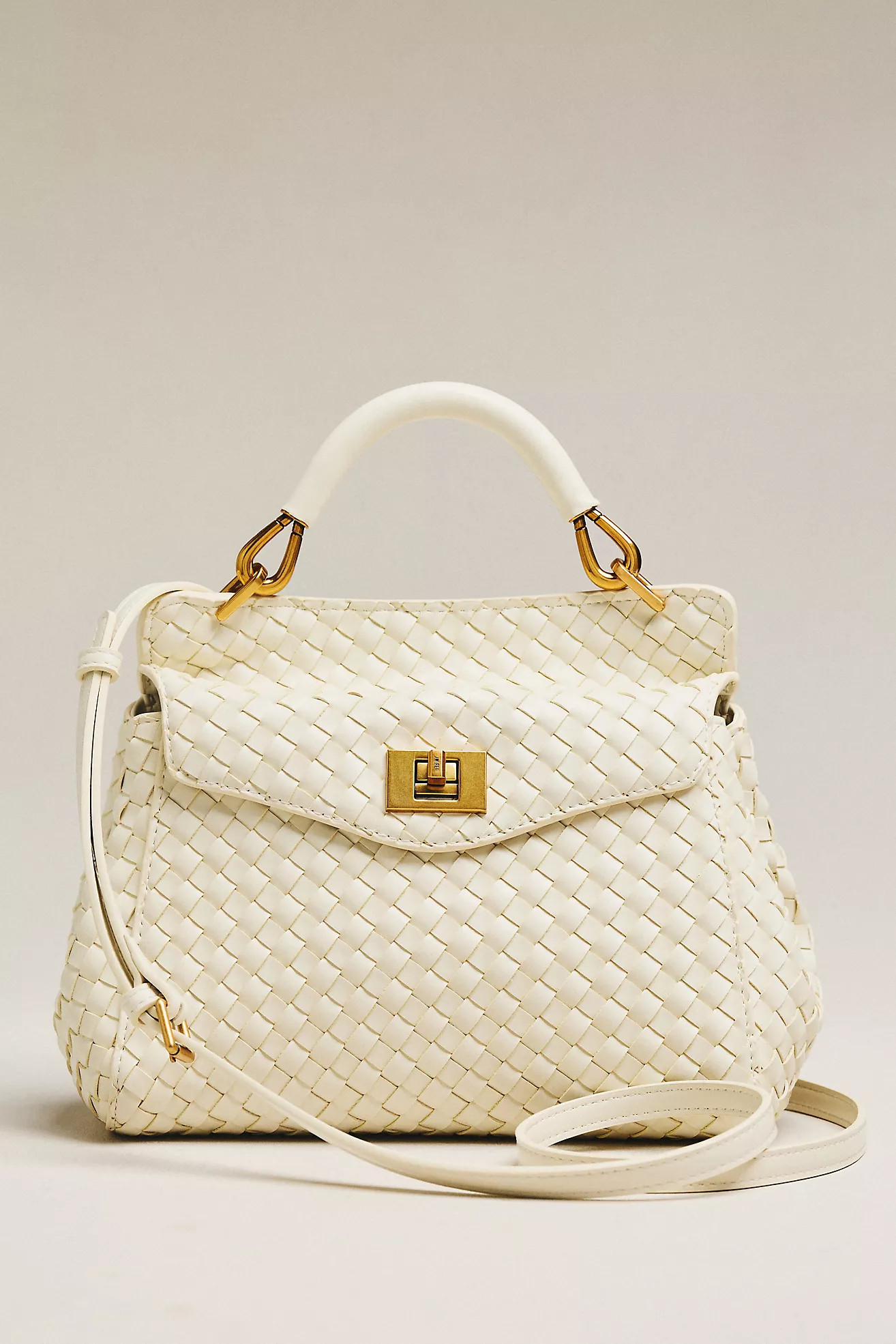 JW PEI Lucia Classic Top Handle Woven Bag | Anthropologie (US)