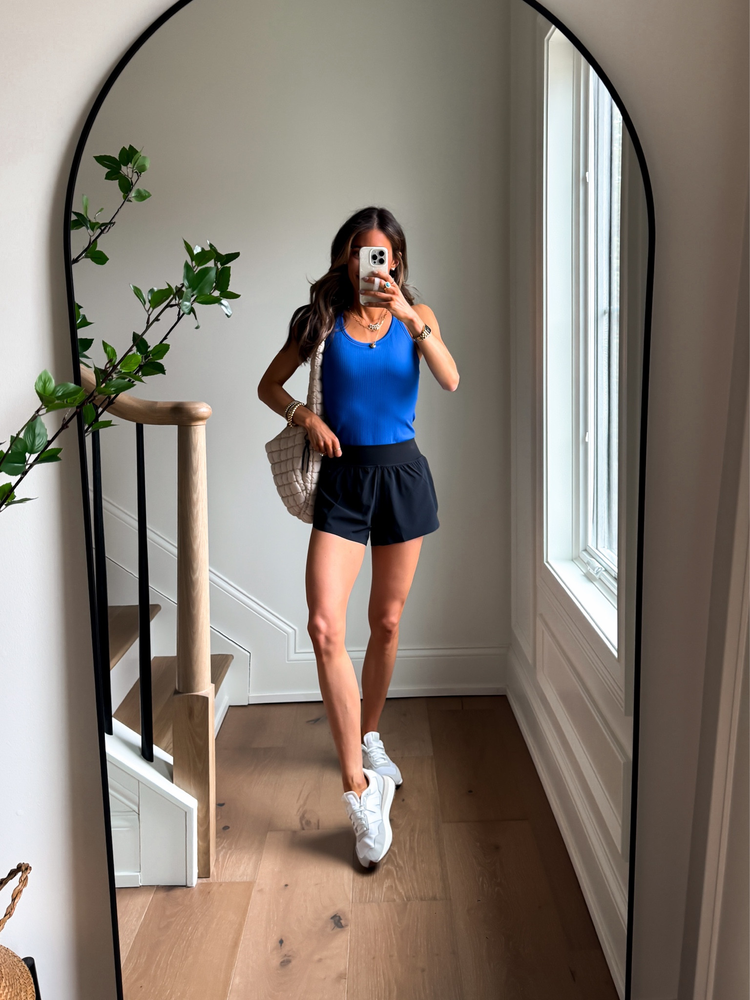 Wearing a small workout top and xsmall active shorts 

Athleisure | activewear | gym clothes 

#LTKActive #LTKfitnessgoals #LTKmomlife