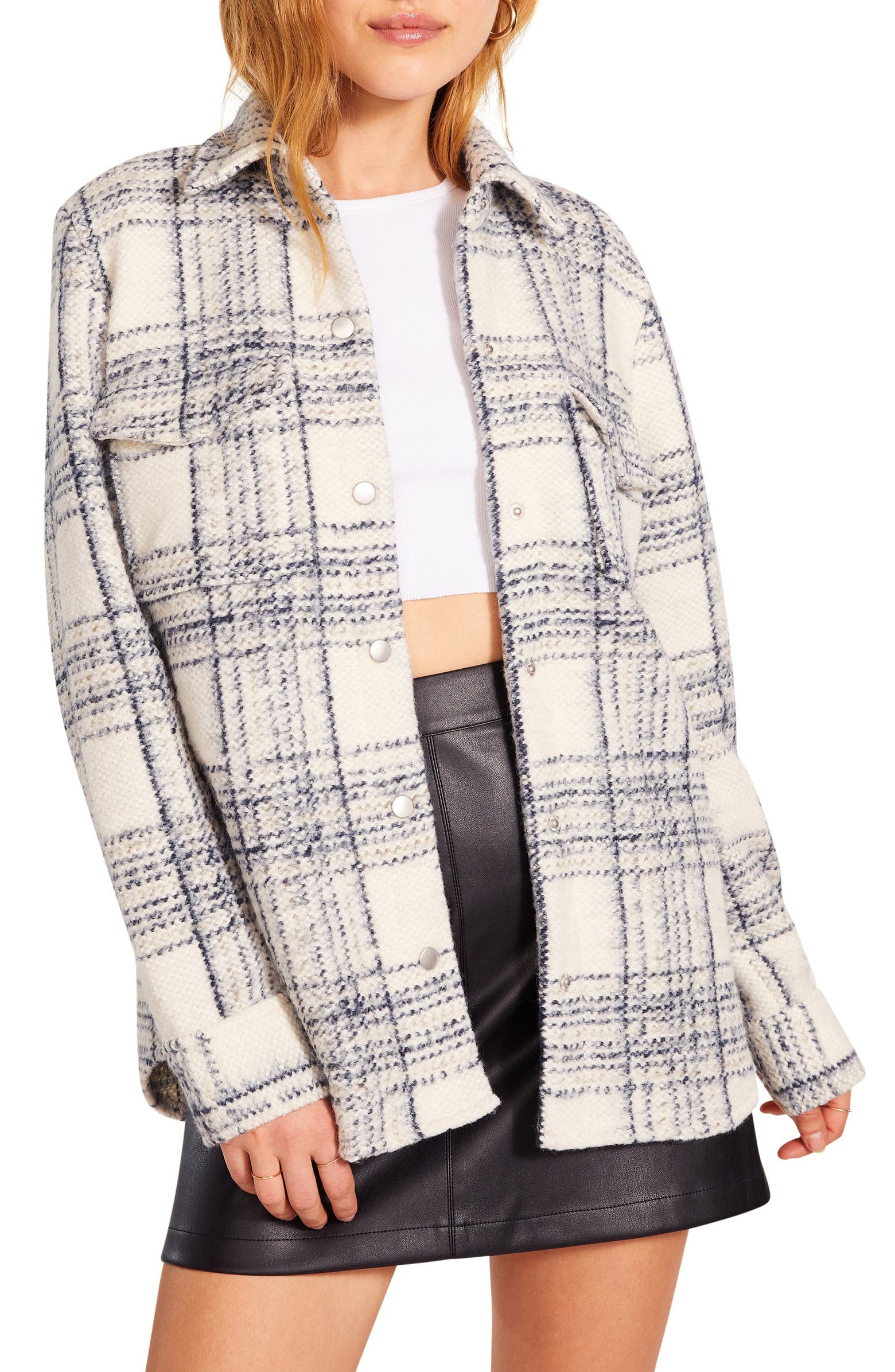 BB Dakota Brixton Plaid Shirt Jacket | Nordstrom