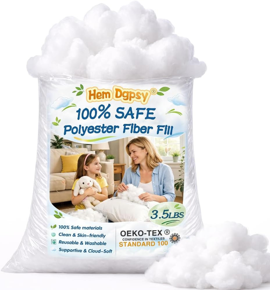 Polyfill Stuffing,10lbs/160oz Safe Fiber Fill,Oeko-TEX Certified | Amazon (US)