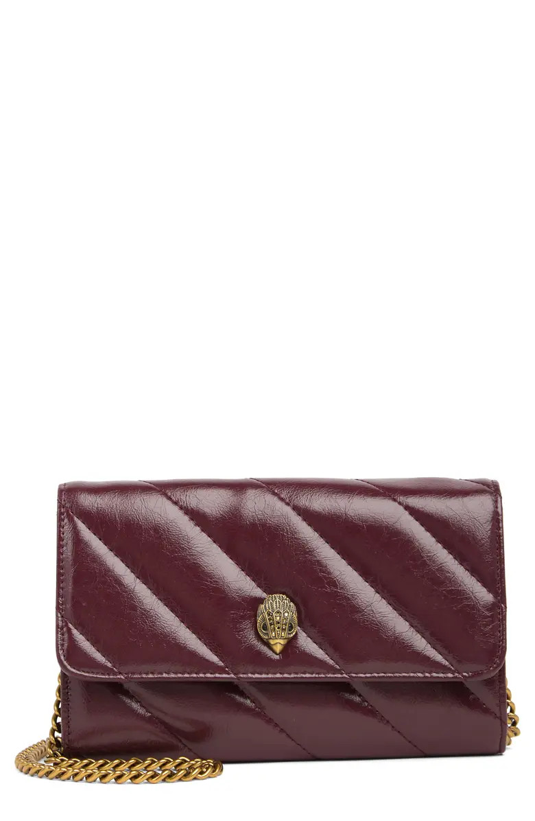 Kurt Geiger London Soho Leather Chain Crossbody Wallet | Nordstromrack | Nordstrom Rack