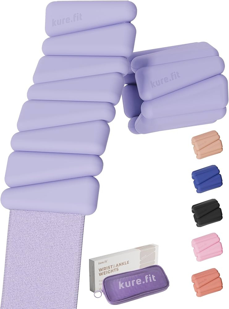 Weighted Bangles | Adjustable Wrist and Ankle Weights for Women 1LB Each (Set of 2) | Ankle Weigh... | Amazon (US)