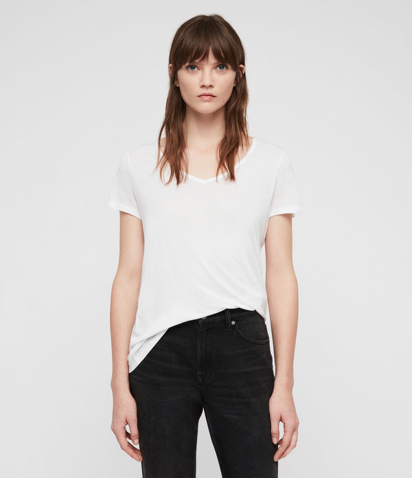 Malin Silk T-Shirt | AllSaints (UK)