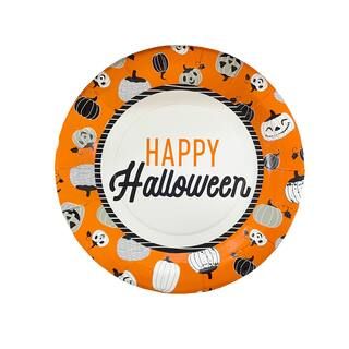 9" Happy Halloween Paper Plates by Celebrate It™, 12ct. | Michaels Stores