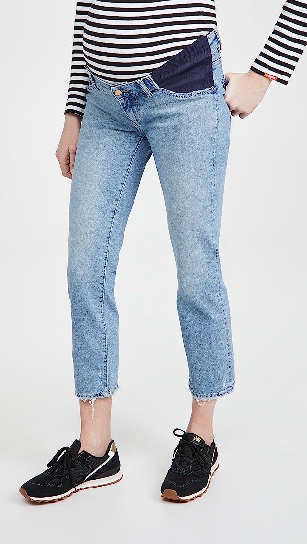 Patti Straight Maternity Mid-Rise Jeans | Shopbop