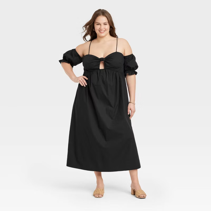 Women's Sleeveless Tie-Front Dress - A New Day™ | Target