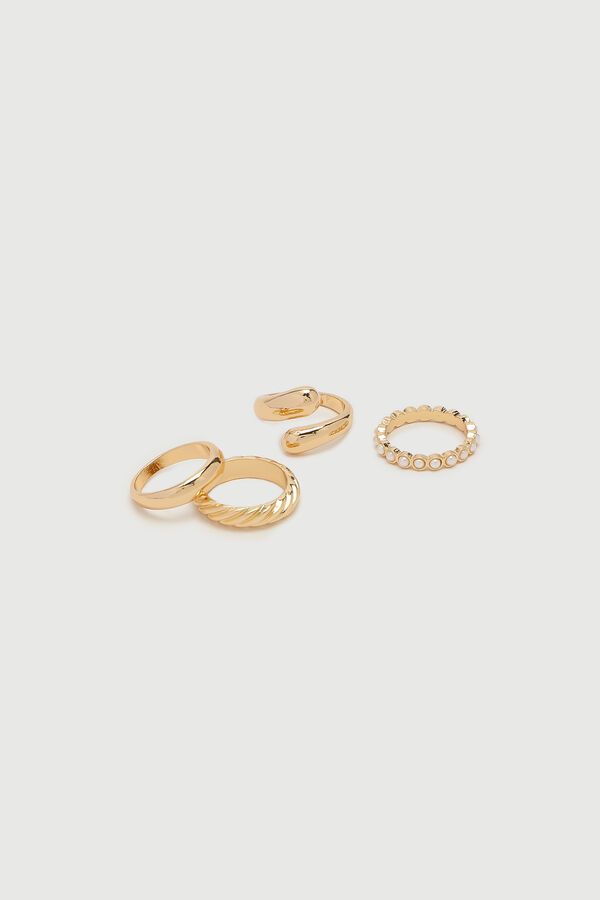 Pack of Rings with Pearls | Ardene