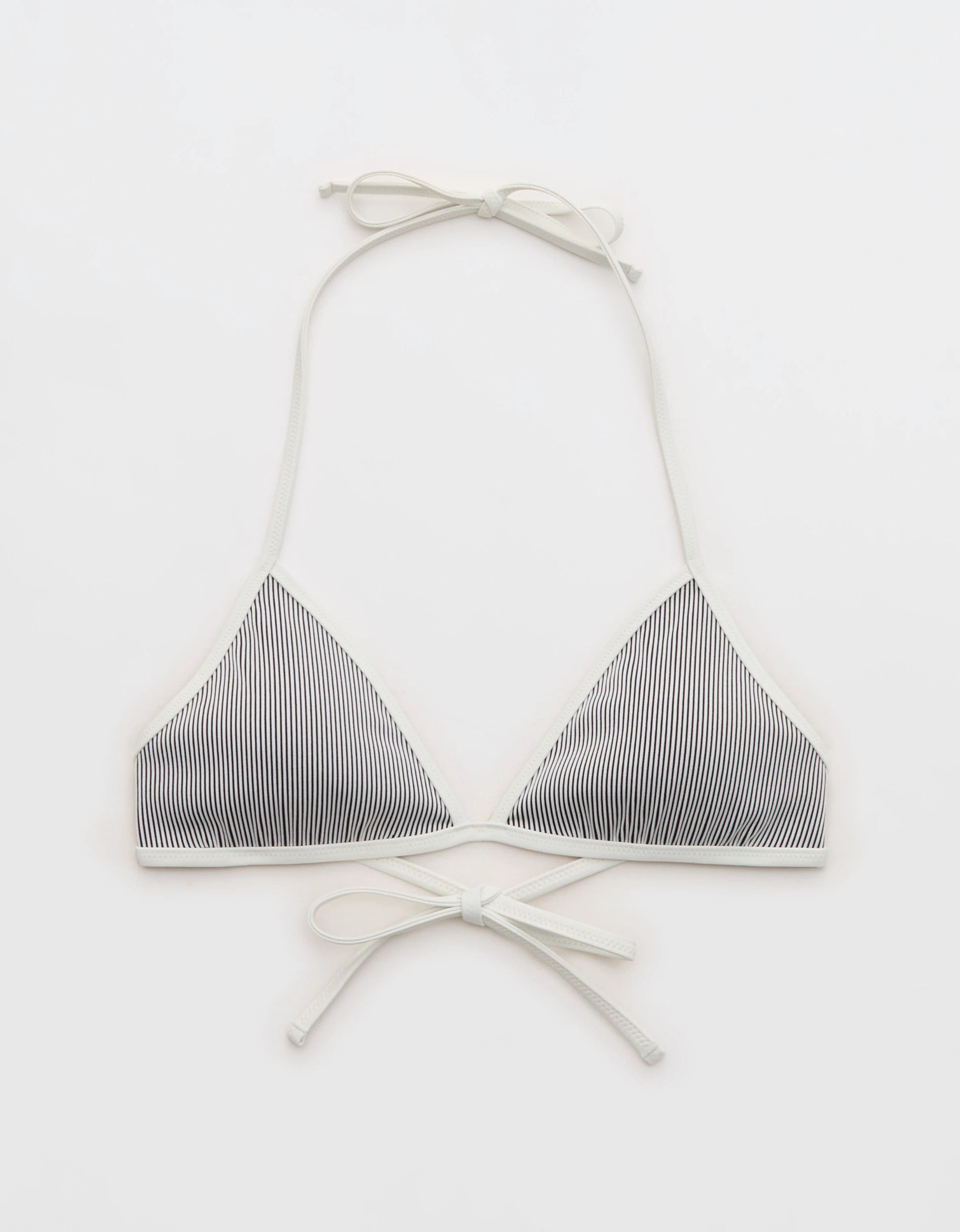 Aerie Ribbed Halter Triangle Bikini Top | Aerie