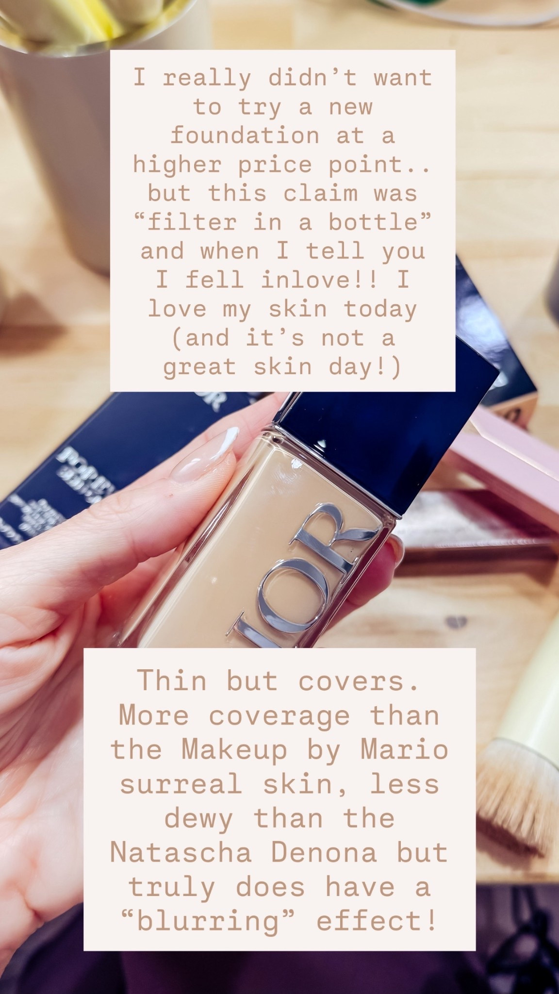 Filter in a bottle? I didn’t believe the claim… until I put this on. ✨ This foundation truly gives that blurred, soft-focus, perfected skin effect that makes your complexion look smooth, radiant, and almost airbrushed. It has that beautiful “your skin, but filtered” finish that instantly made me understand the hype.

If you love complexion products that make skin look polished, refined, and effortlessly pretty… this one is worth a look. And the fact that it’s 20% off for the next two days makes it the perfect time to grab it or restock. I have a feeling this is going to be one of those products I keep reaching for.

Shop it in my LTK before the sale ends 🤍 #LTKBeauty #FoundationReview #SephoraSale #BlurredSkin #FilterInABottle #BeautyFinds #Over30Beauty #MakeupFavorites #GlowySkin #LuxuryBeauty

#LTKBeauty #LTKOver40 #LTKselfcare