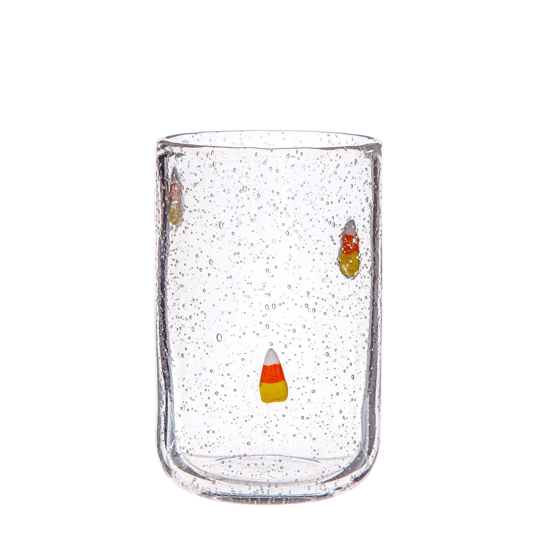 Way to Celebrate Halloween Candy Corn Charm Drinking Glass | Walmart (US)