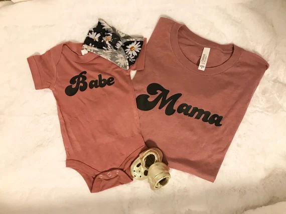 Mama & Babe Shirt | Etsy (US)