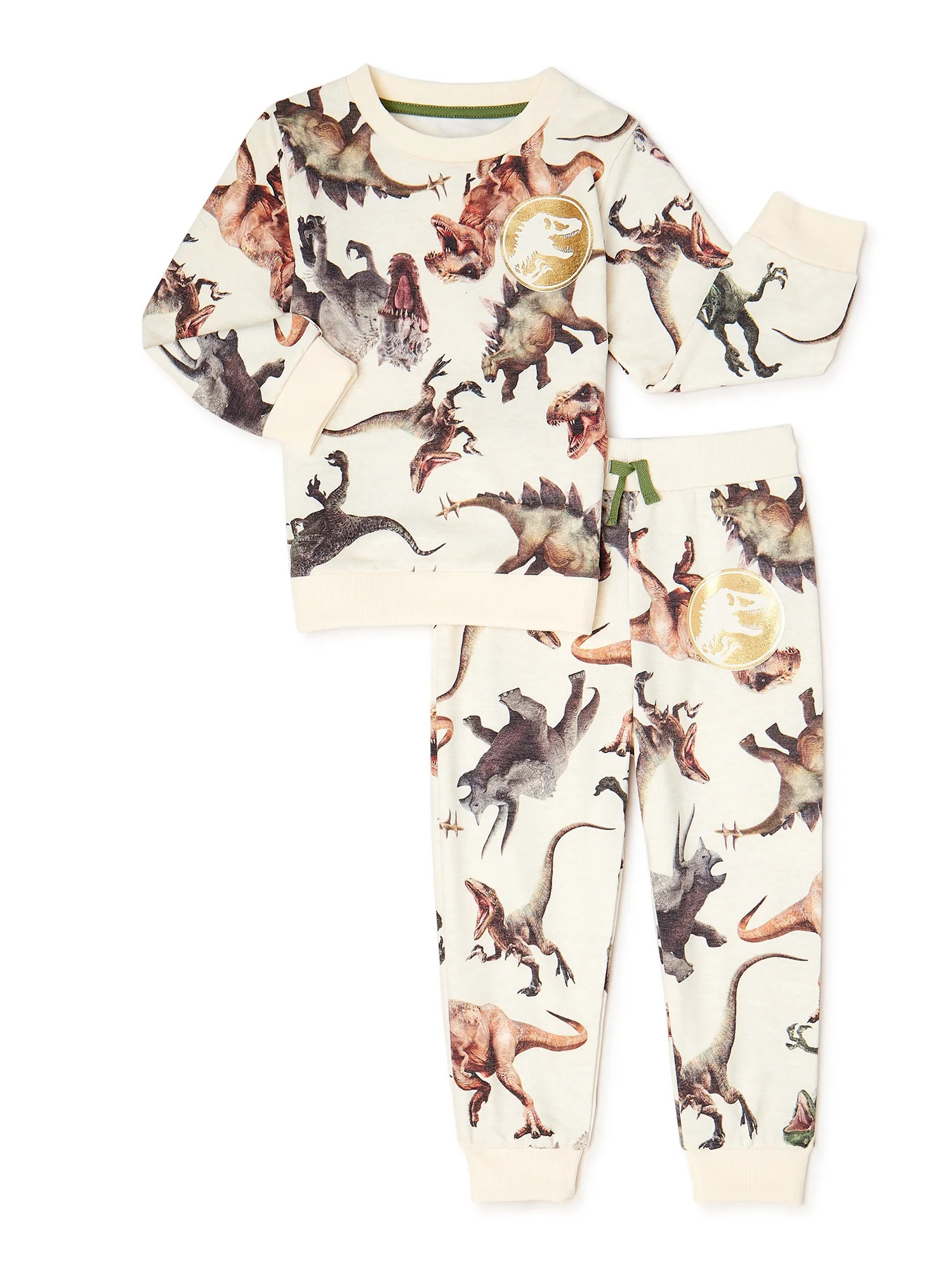 Jurassic World Baby and Toddler Boy Fleece Sweatshirt and Jogger Pant Outfit Set, 2-Piece, Sizes ... | Walmart (US)