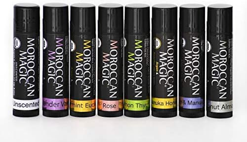 Moroccan Magic Organic Lip Balm Variety Pack Gift Set | Natural Argan and Essential Oils | Smooth... | Amazon (US)