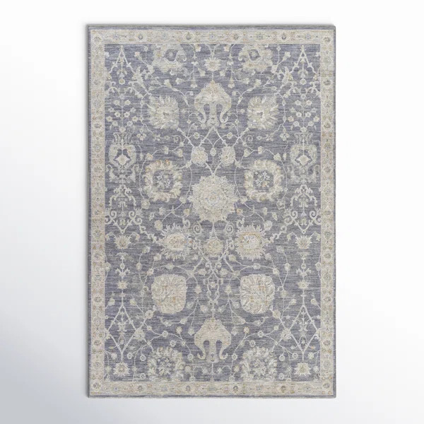 Conlan Machine Woven Oriental Gray/Blue Area Rug | Wayfair North America
