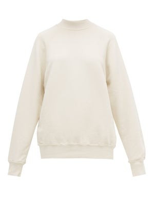 Raglan-sleeve loop-back cotton sweatshirt | Matches (US)