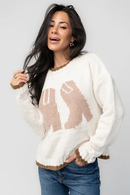 Wild West Knit Sweater | Cream | Baltic Born