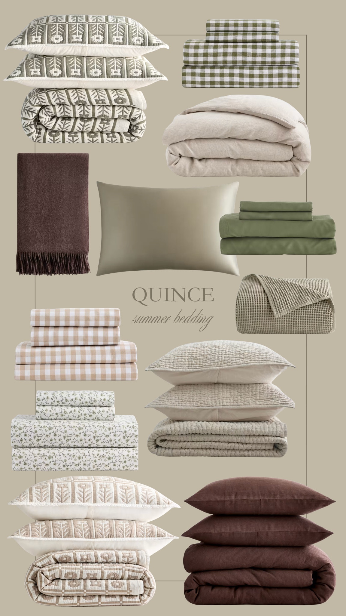 Quince summer bedding! Love these pretty bedroom refresh sets — sheets, comforters, throw blankets, and more! 🤎🙌🏻

#LTKHome