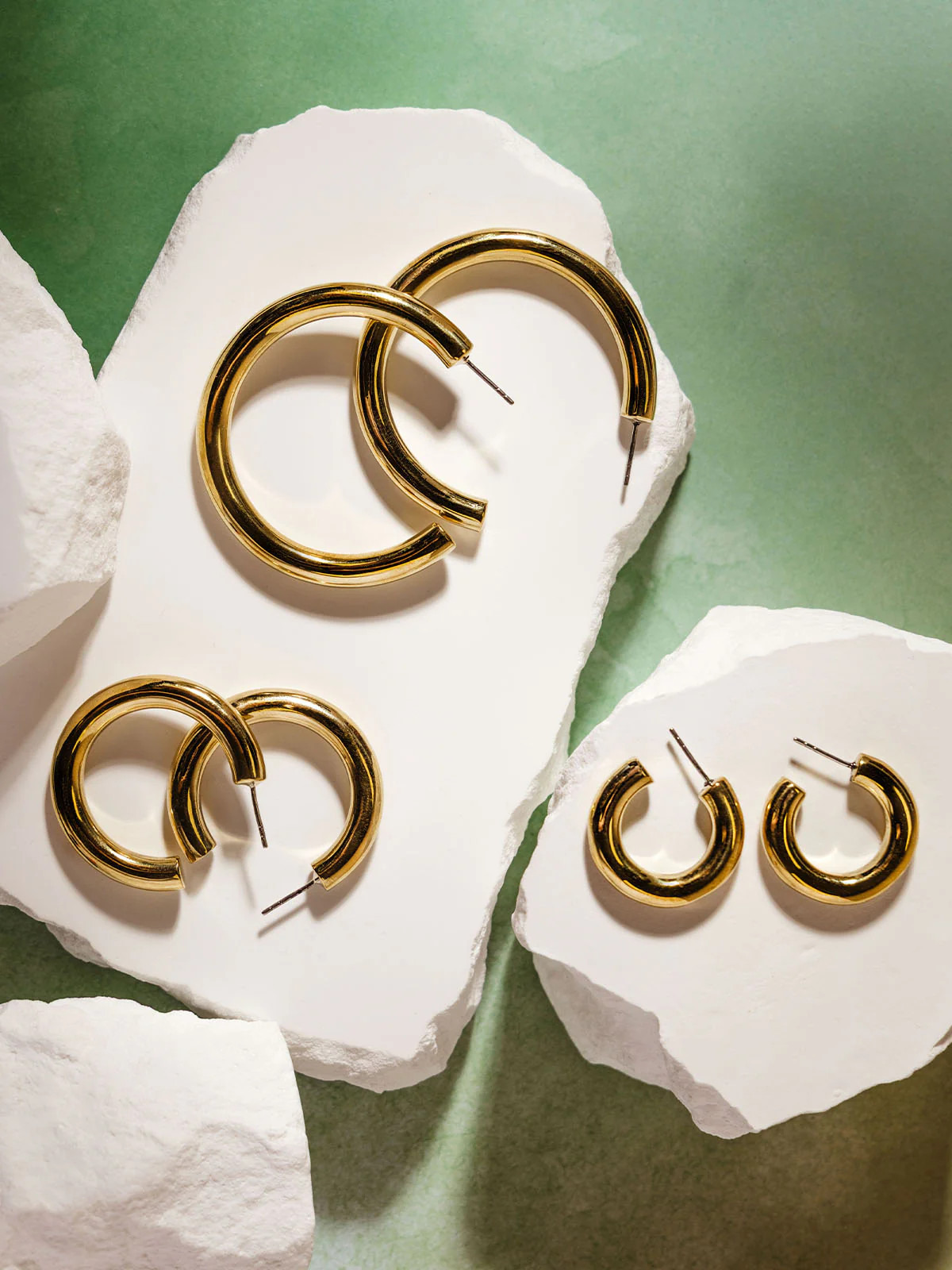 Zuri Gold Hoop Earrings | Joffa Marketplace