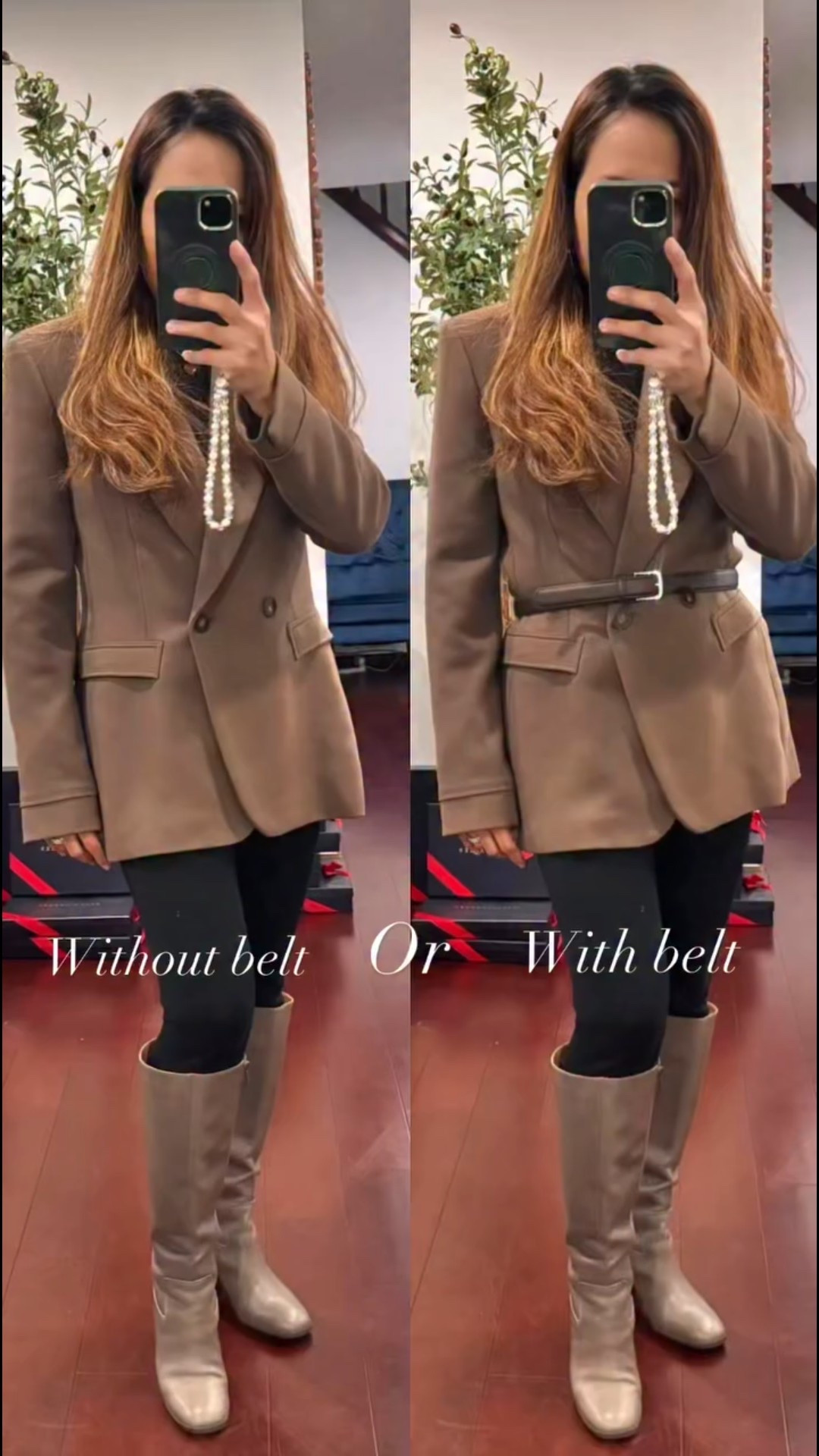 Obsessed with this blazer. Adding a belt just made it extra stylish.  What do you think ?