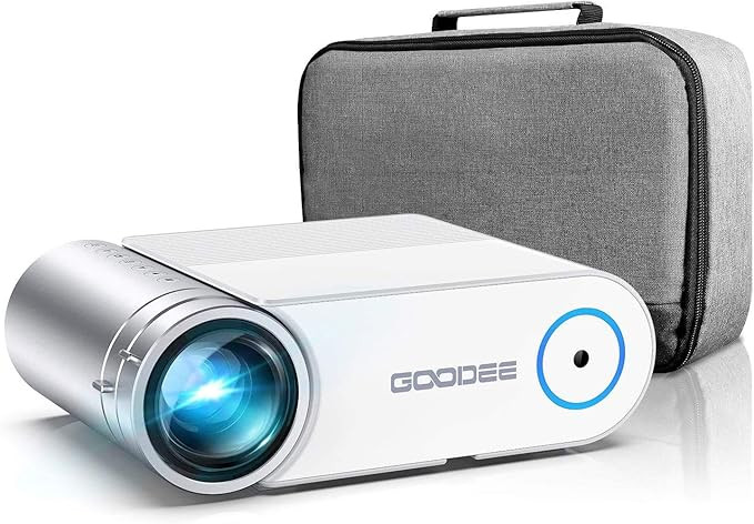 Projector, GooDee 2021 G500 Video Projector 6000L, 1080P and 200" Supported Portable Movie Projec... | Amazon (US)