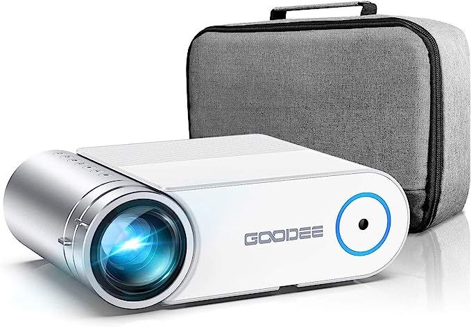 Projector, GooDee 2021 G500 Video Projector 6000L, 1080P and 200" Supported Portable Movie Projec... | Amazon (US)