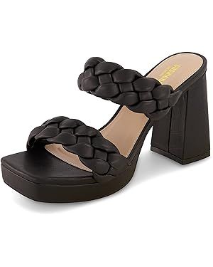 CUSHIONAIRE Women's Aurora braided platform sandal +Memory Foam and Wide Widths Available | Amazon (US)