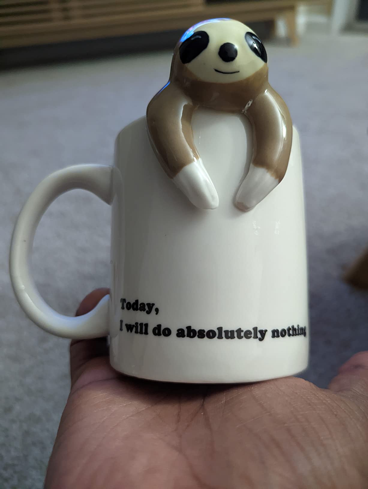 Decodyne Funny Sloth Coffee Mug - Cute Sloth Gifts For Women and Men - White Elephant Gifts for W... | Amazon (US)