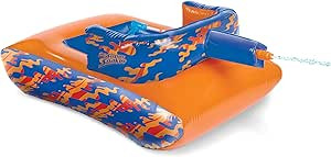 NERF Super Soaker Megaforce Battle Tank Ride-On – Inflatable Pool Float with Pool-Fed Mega Wate... | Amazon (US)