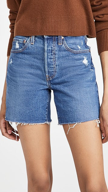 501 Mid Thigh Shorts | Shopbop