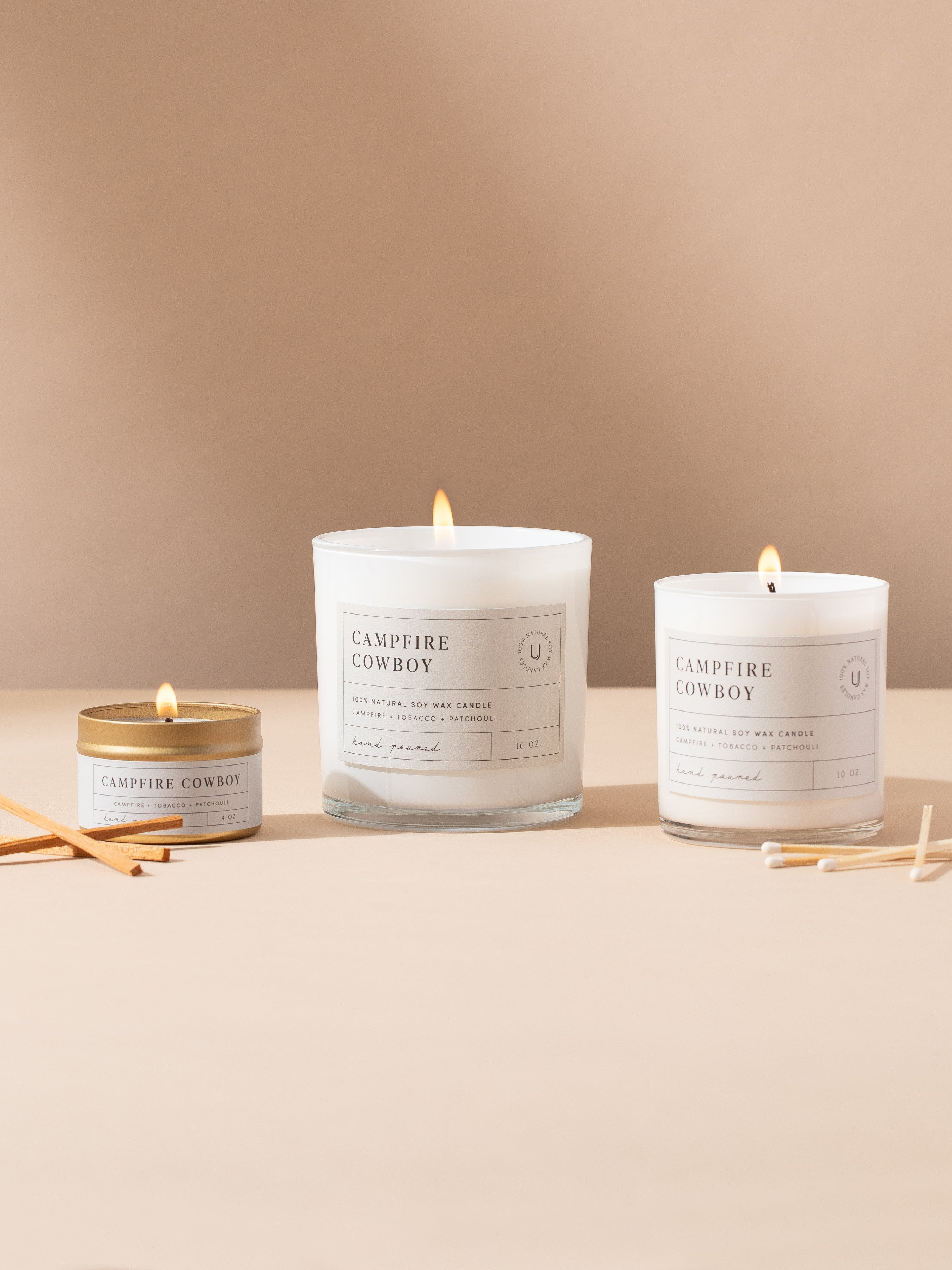 Campfire Cowboy Soy Wax Candle | Lead and Nickel Free | Uncommon James Home | Uncommon James