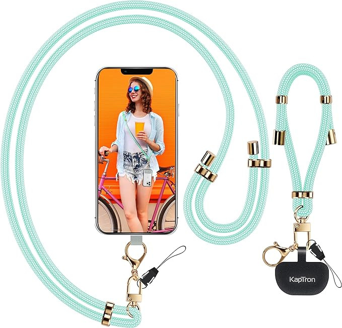 Universal Phone Lanyard with Wrist Strap, Adjustable Crossbody Cell Phone Lanyard Neck Strap and ... | Amazon (US)