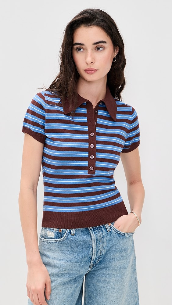 Bentley Cotton Polo Sweater | Shopbop