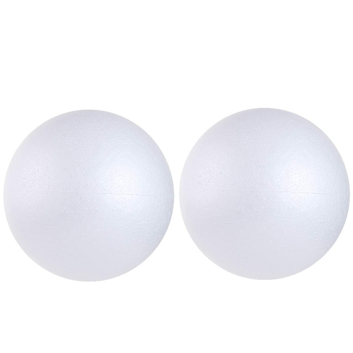 2PCS 7.9 Inch White Foam Balls Polystyrene Craft Balls Foam Balls for Art, Craft, Household, Scho... | Amazon (US)