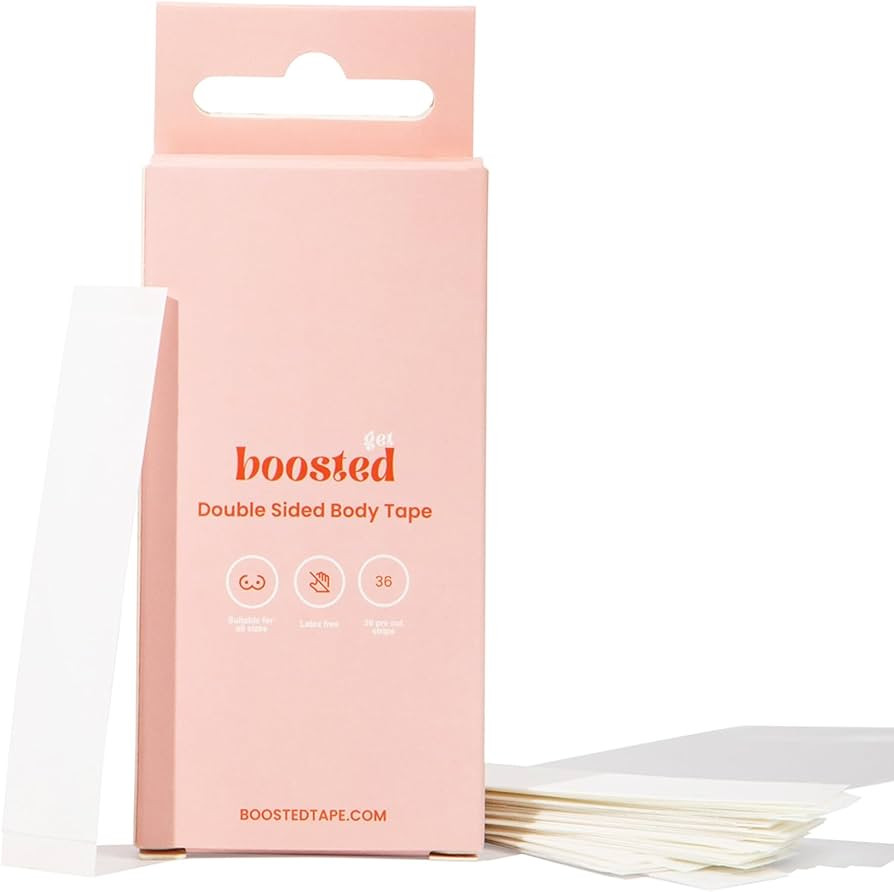 Double-Sided Body Tape | 36 Pre-Cut Strips | Strong Hold for Strapless Dresses, Necklines & Outfi... | Amazon (UK)