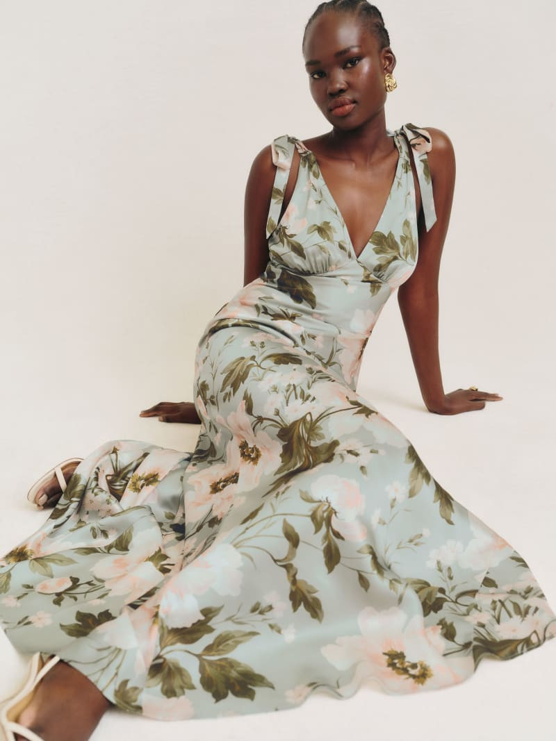 Pernille Silk Dress | Reformation (Global)