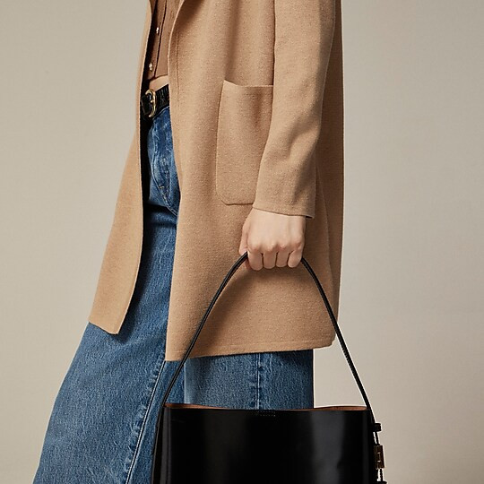 Juliette collarless sweater-blazer | J. Crew US