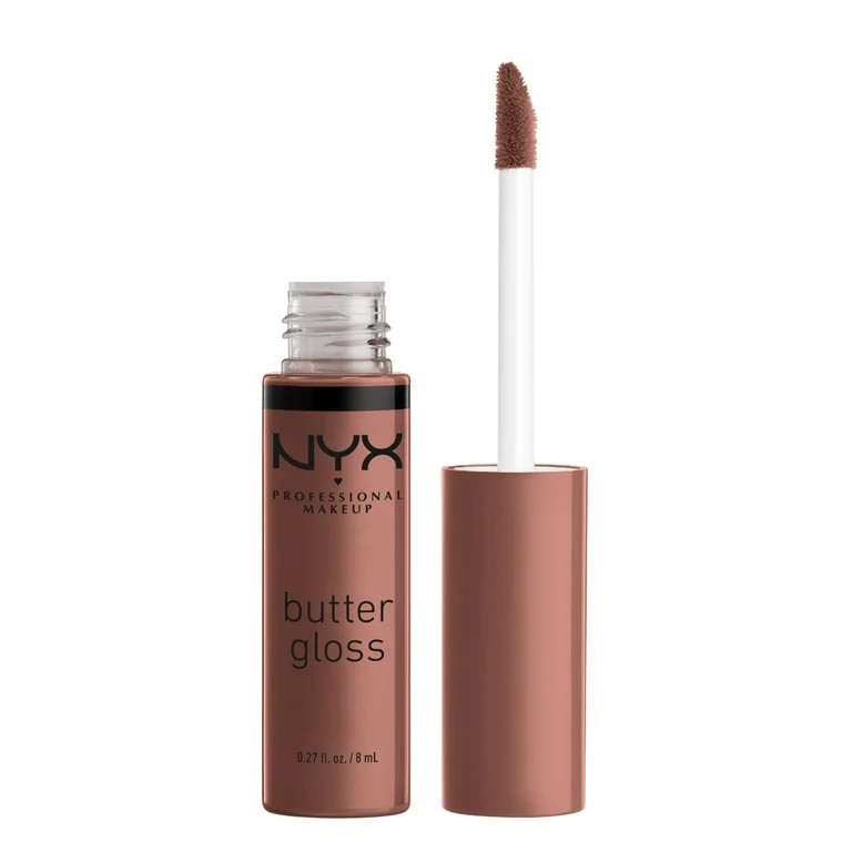 NYX Professional Makeup Butter Gloss, Non-Sticky Lip Gloss, Butterscotch, 0.27 oz | Walmart (US)